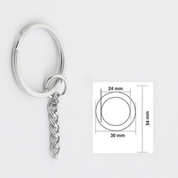 V Ring With Chain